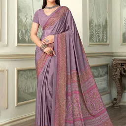 DURGA EMPORIO Embellished Pure Crepe Saree-image-68