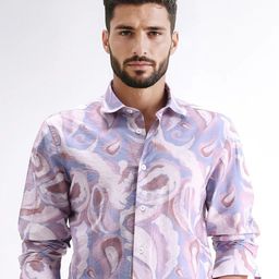 RARE RABBIT Men Comfort Opaque Printed Casual Shirt-picture-46