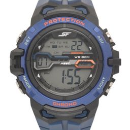 Sonata Men Blue & Grey Digital Watch 77076PP01-47