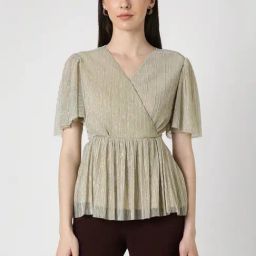 Van Heusen Grey Textured Pattern Top-picture-12