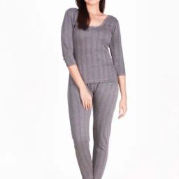 Dollar Grey Cotton Top and Pant Set-image-7