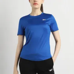 Reebok Blue Plain Sports T-Shirt-15
