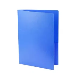 Worldone A4 Size Blue PP Presentation Folder for Keeping Documents, RF003-41