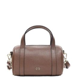 You & Vee Taupe Solid Medium Sling Handbag-image-29