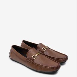SOLEPLAY by Westside Brown Perforated Design Formal Shoes-image-3