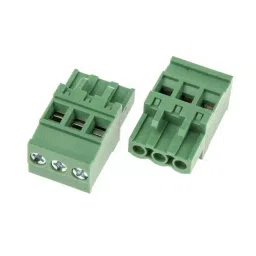 RS PRO 3 Way Pluggable Terminal Block 5 mm Pitch Screw Termination, 8744777-18