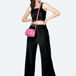 Zink London Black Regular Fit High Rise Pants-image-67