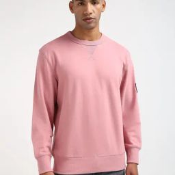 Calvin Klein Pink Regular Fit Sweatshirt-23