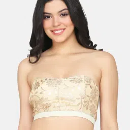 Da Intimo Beige Non Wired Padded Bralette-picture-42