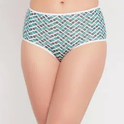 Clovia White Printed Panty-image-47
