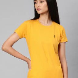 Quarantine Mustard Cotton T-Shirt-image-73