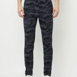 Octave Navy Regular Fit Trackpants-picture-3