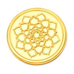 Mia by Tanishq Lotus 22k (916) 1gm Gold Coin-image-11