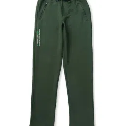 Gini & Jony Kids Green Cotton Regular Fit Trackpants-image-79
