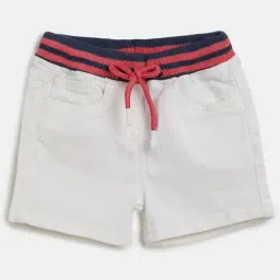 Tales & Stories Kids White Regular Fit Shorts-image-82