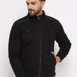 Duke Black Regular Fit Jacket-image-73
