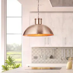 Kapoor E Illuminations Dayton Golden Steel Pendant Light - Set of 1-image-71