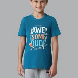 Van Heusen Regular Fit Smart Tech Easy Stain Release T-Shirt - Ocean Depths-picture-17