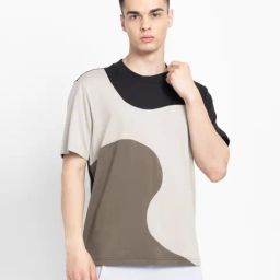 Adidas Multi Cotton Slim Fit Colour Block Sports T-Shirt-image-71