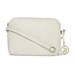 Beverly Hills Polo Club Beige Textured Medium Cross Body Bag-47