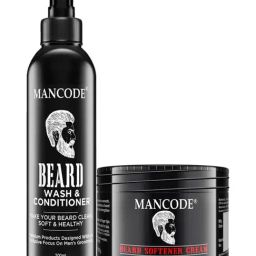 Mancode Beard Wash & Conditioner and Beard Softner Cream (Pack of 2)-19