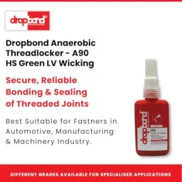 Drop Bond By POLYFIX Threadlocker Adhesive 50 ml High Strength Low Viscosity for Secure & Lasting Fastening, A90 image 3
