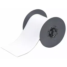 BRADY Continuous Label Roll 4-1/4 inch Width Polyester White, 6XHA8 (Roll of 25 Feet)-10