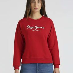 Pepe Jeans Red Hot Cotton Printed Sweatshirt-image-20