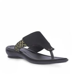 Bata Women's LEO E Black Thong Wedges-image-57