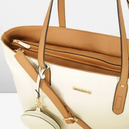 DressBerry Textured Shopper Tote Bag image 3