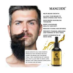 Mancode Beard Growth Oil & Vitamin C Serum ( Combo of 2 ) image 4