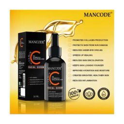 Mancode Beard Growth Oil & Vitamin C Serum ( Combo of 2 ) image 5