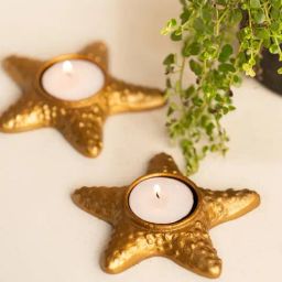 S. G. Home Star Fish Tea Light Holder (set of 2)-image-41