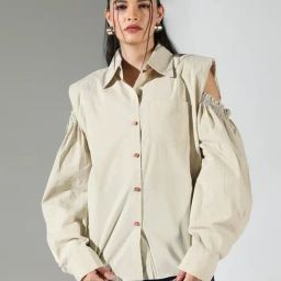 Showoff Green Cotton Relaxed Fit Shirt-image-73