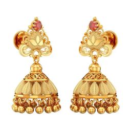 Joyalukkas 22k (916) Foliage Gold Earring For Women-image-53