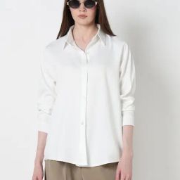 Showoff White Cotton Regular Fit Shirt-picture-25