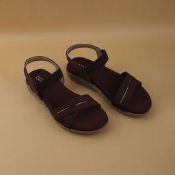 Ozuri Women Open Toe Flats With Backstrap-6