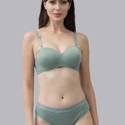 AROUSY Green Cotton Bra Panty Set-picture-27