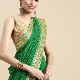 Mitera Leheriya Gotta Patti Saree-21