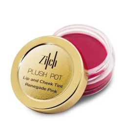 Zilch Plush Pot Lip & Cheek Tint (Renegade Pink) Matte Finish, Vegan, with Vitamin E - 6 gm-image-32