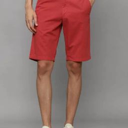 Allen Solly Red Slim Fit Shorts-image-91