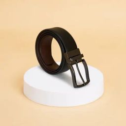 Byford by Pantaloons Black & Brown Leather Reversible Belt for Men-image-26