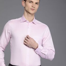 Louis Philippe Men Classic Printed Formal Shirt-image-74
