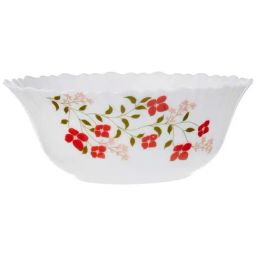Larah by Borosil White Opalware Pudding Set of 5 image 3