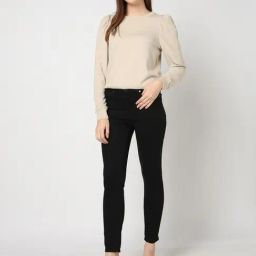 GAP Black Blended Solid Jeans-image-13