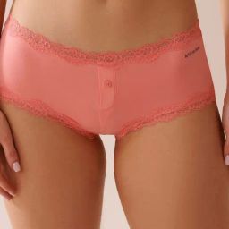 La Vie En Rose Pink Self Pattern Panties-picture-38