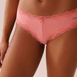 La Vie En Rose Pink Self Pattern Panties-picture-35
