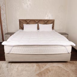 AJISH White King Polyester Breathable Mattress Protector-8
