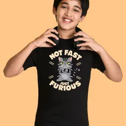 NUSYL Boys Graphic Printed Round Neck Short Sleeves Cotton T-shirt-picture-48