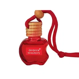 Airance 9 ml Strawberry Fragrance Apple Shape Hanging Aroma Diffuser Car Air Freshener-77